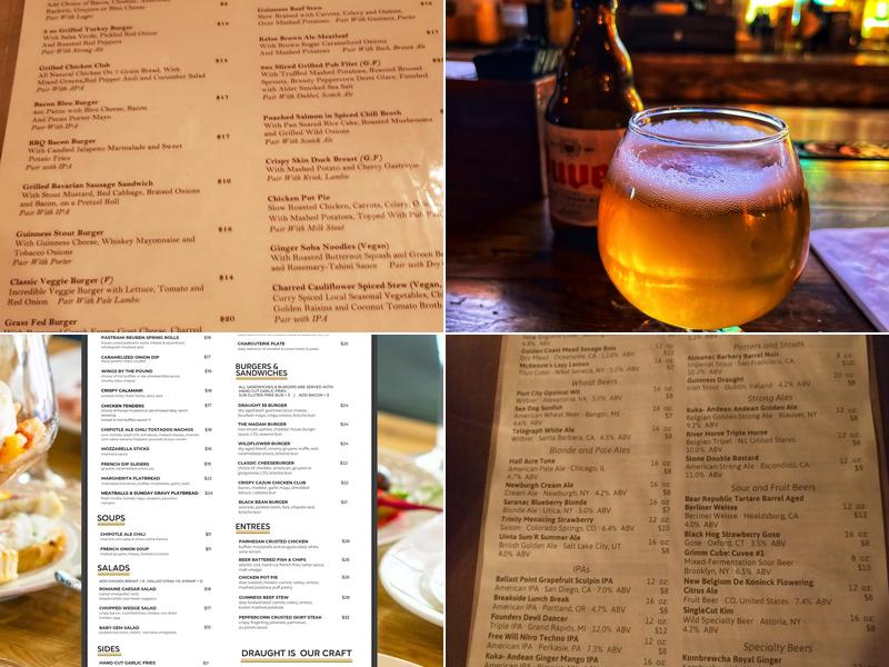 Draught 55 Menu