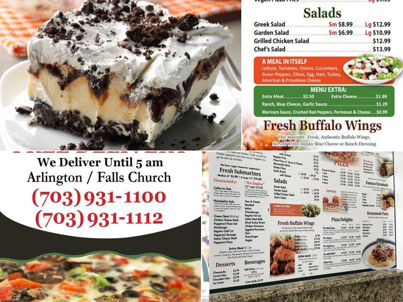 Duccini's Pizza Menu