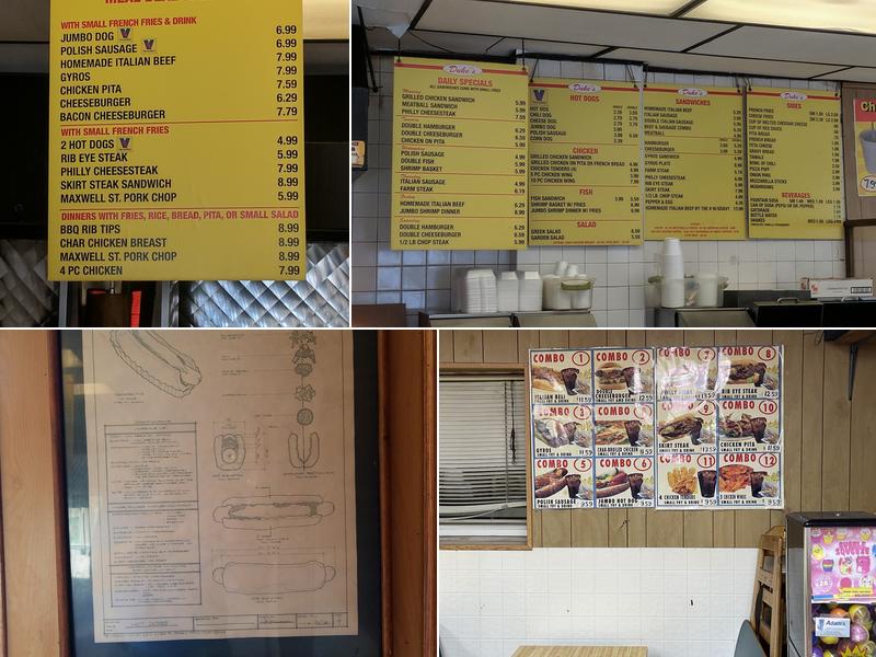 Duke's Menu