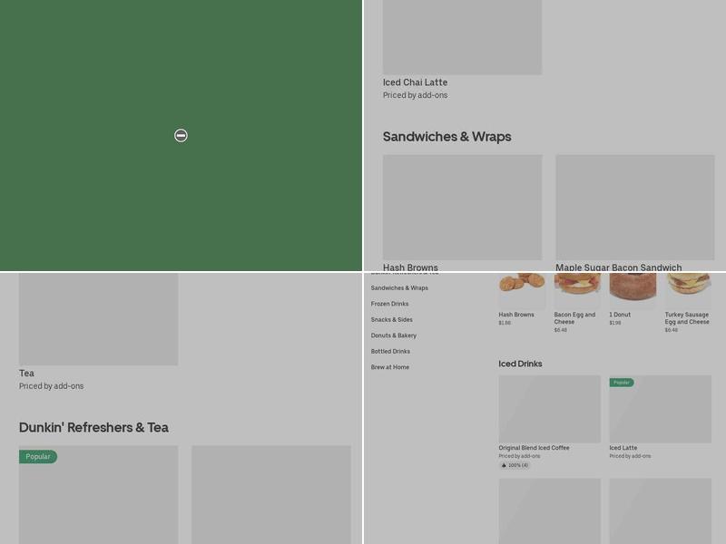 Dunkin' Menu