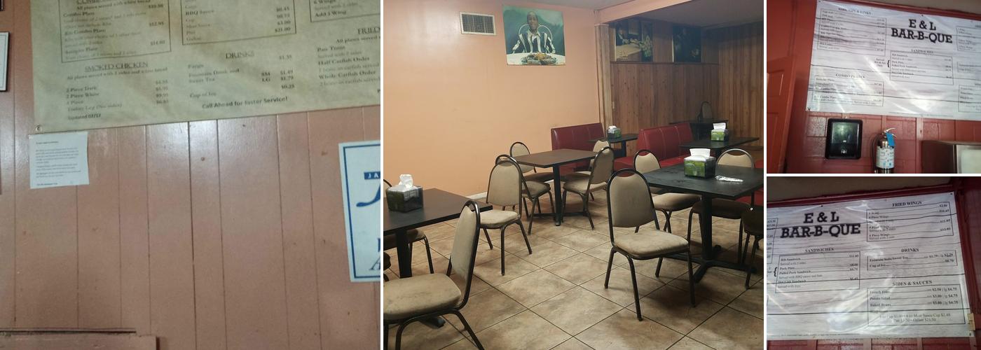 E & L Barbeque Menu