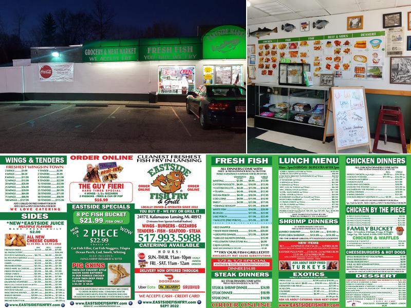 Eastside Fish Fry & Grill Menu