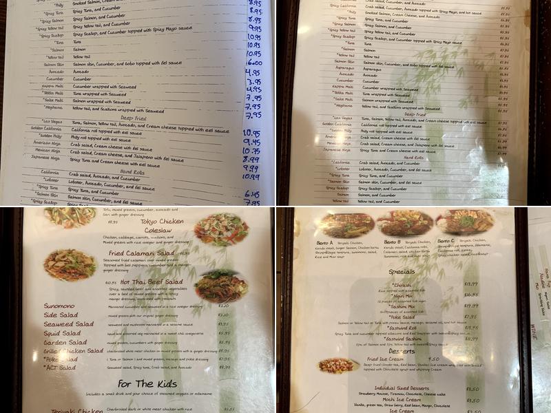 Eastwind Sushi And Grill Menu
