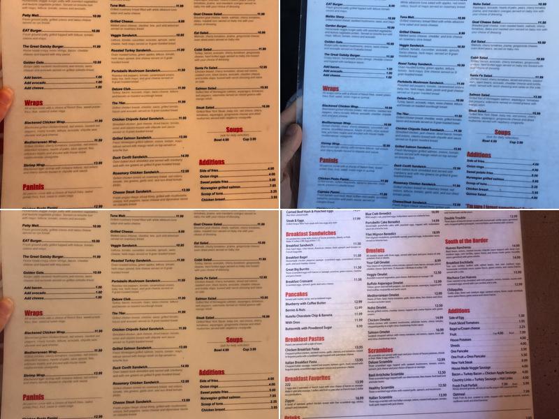 EAT Menu