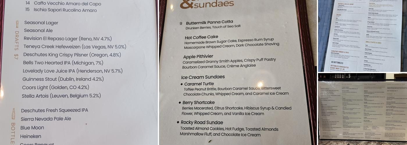 Echo & Rig Butcher and Steakhouse Menu