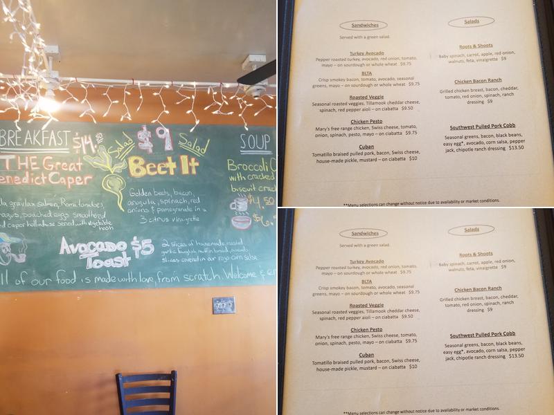 Eclectic Kitchen Menu