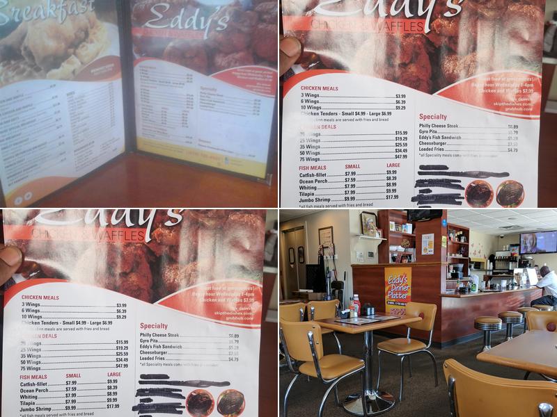 Eddy's Chicken And Waffles Menu