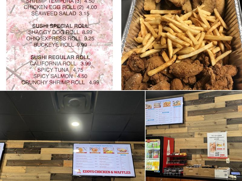 Eddy's Chicken and Waffles Menu