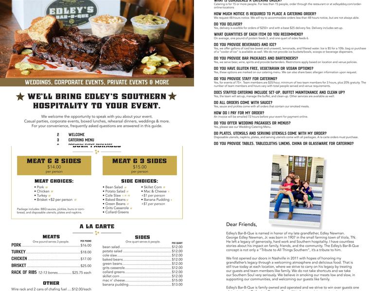 Edley's Bar-B-Que Menu