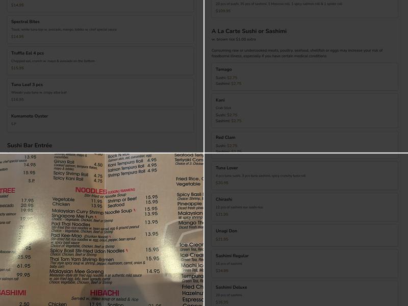 Edo Menu