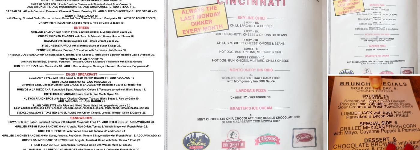 Edward's Menu