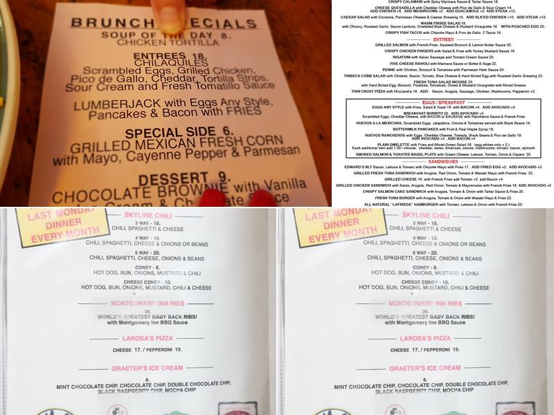Edward's Menu