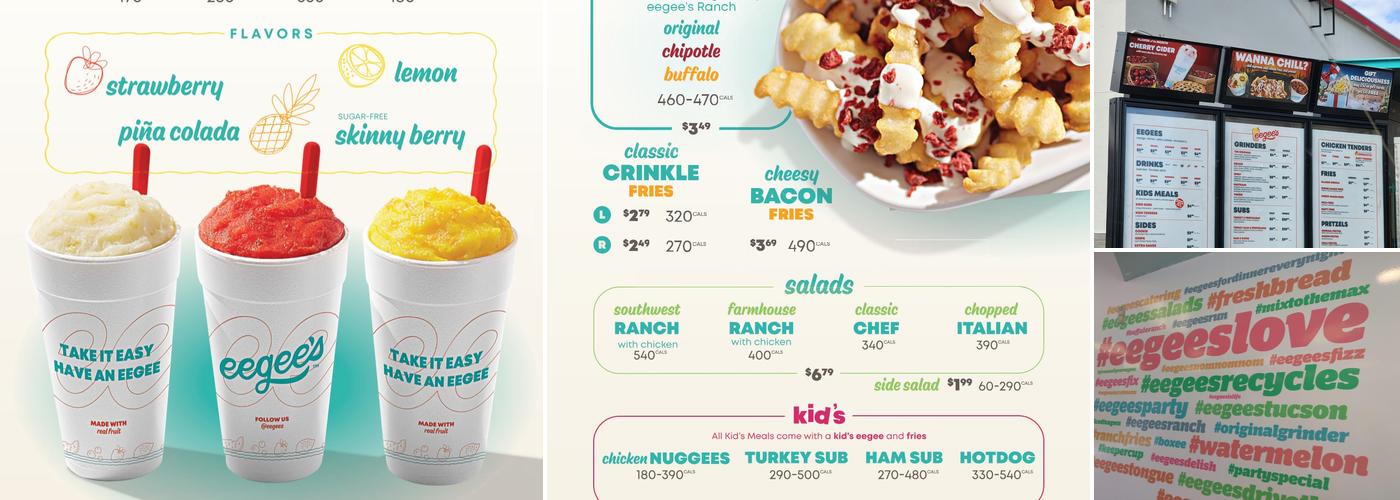 Eegee's Menu