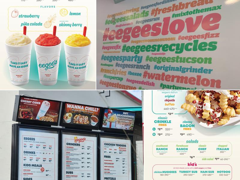 Eegee's Menu