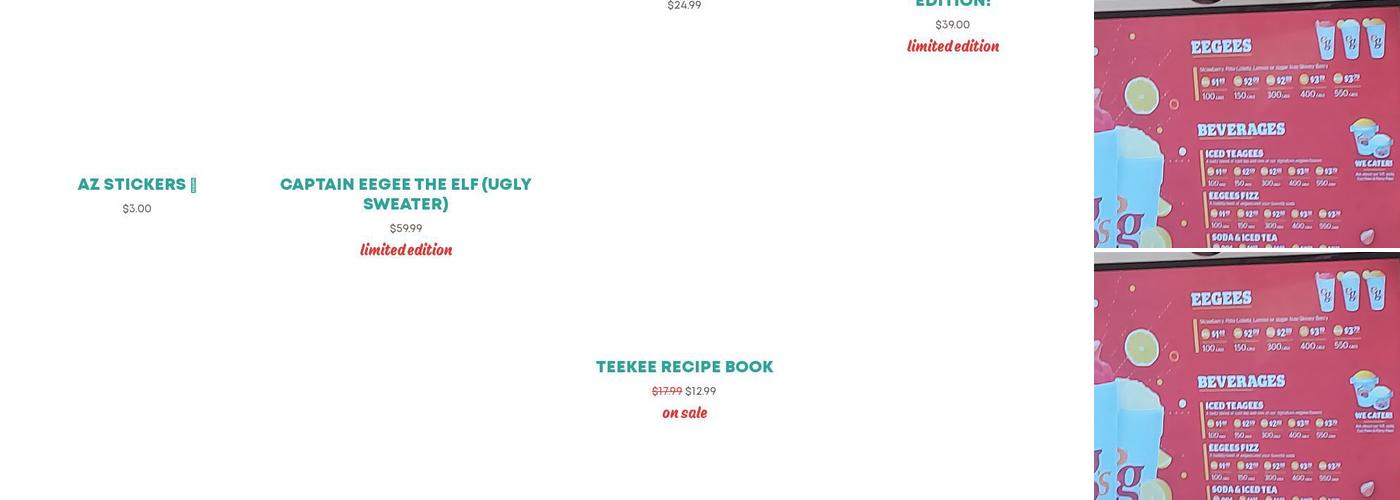 eegee's Menu