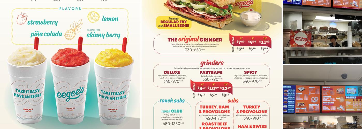 Eegee's Menu