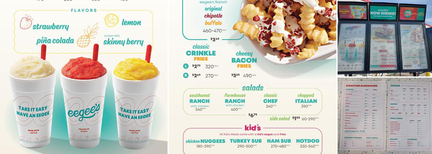 Eegee's Menu