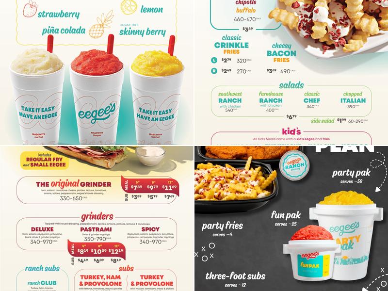 eegee's Menu