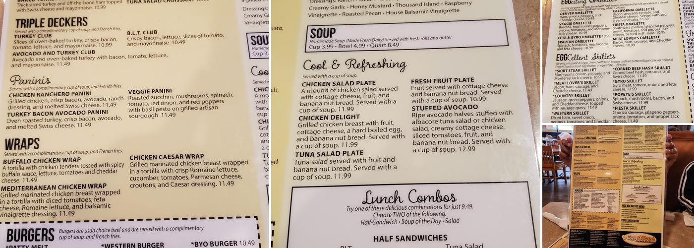 EggCited Menu