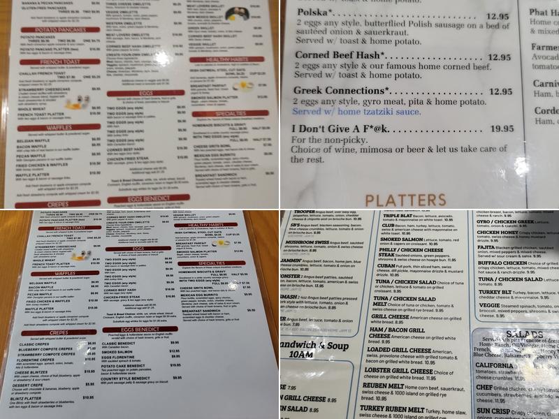 Eggcetera Breakfast & Lunch Menu
