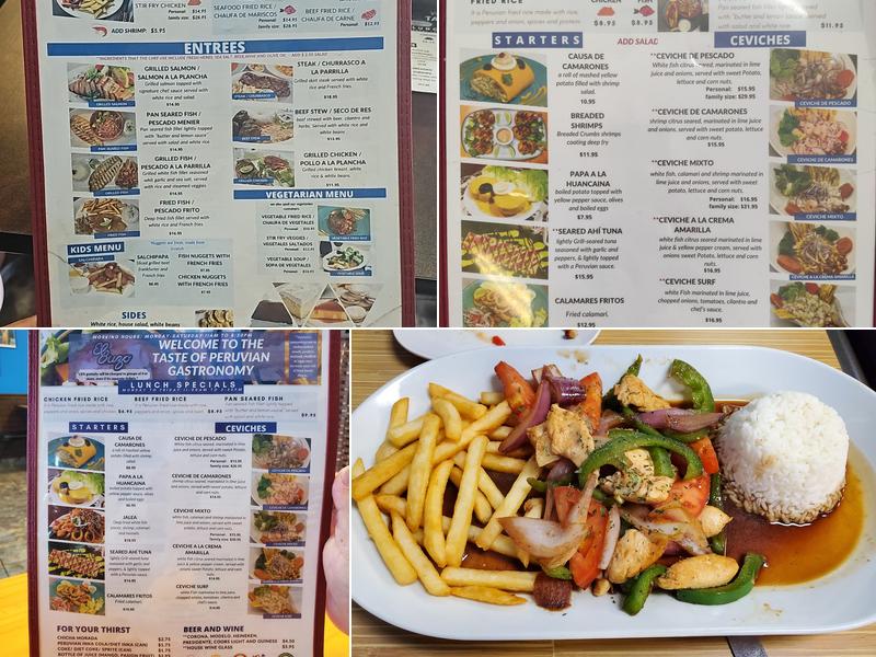 El Buzo Peruvian Cuisine Menu