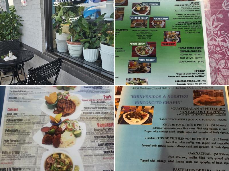 El Chapin Guatemalan Grill & Catering Menu