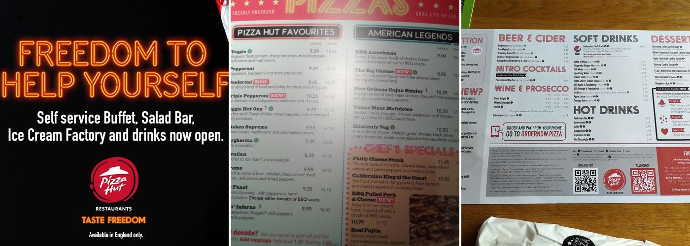 Pizza Hut Menu