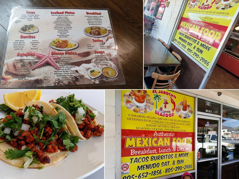 El Jarocho Seafood Menu