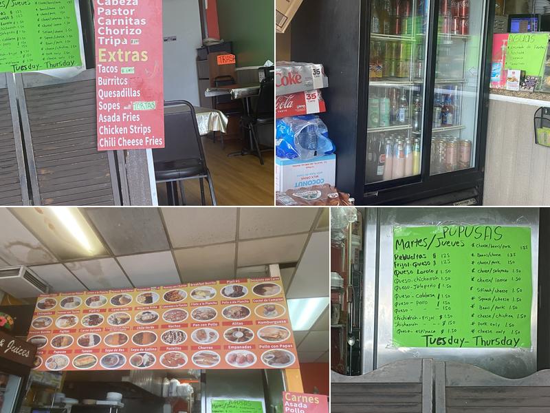 El pipil restaurant Menu