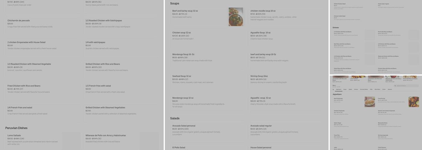 El Pollo III Menu