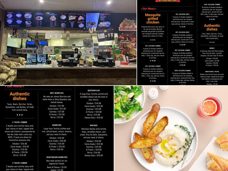 El Pollo Norteño Anaheim Menu