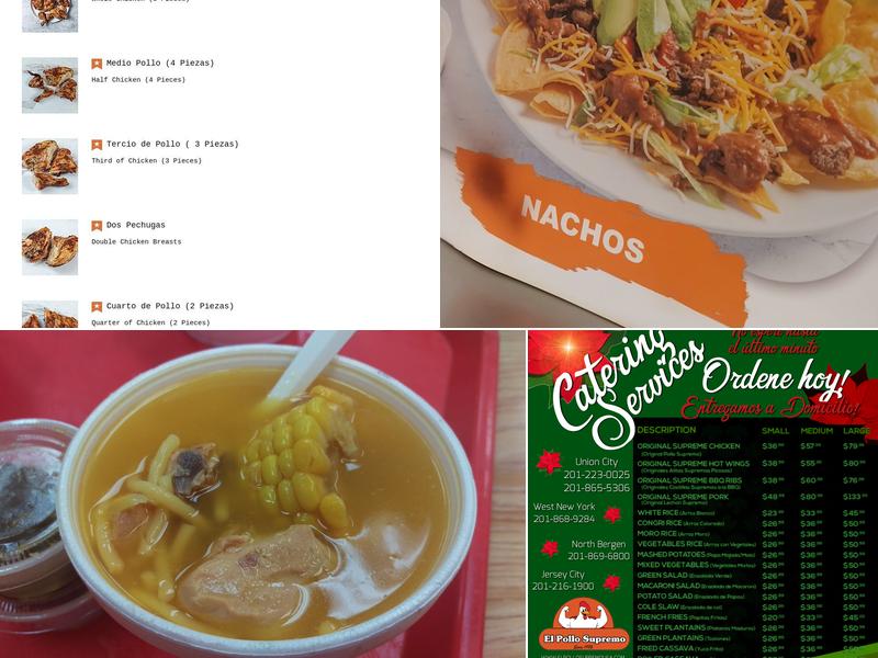 El Pollo Supremo - Union City 4209 Menu