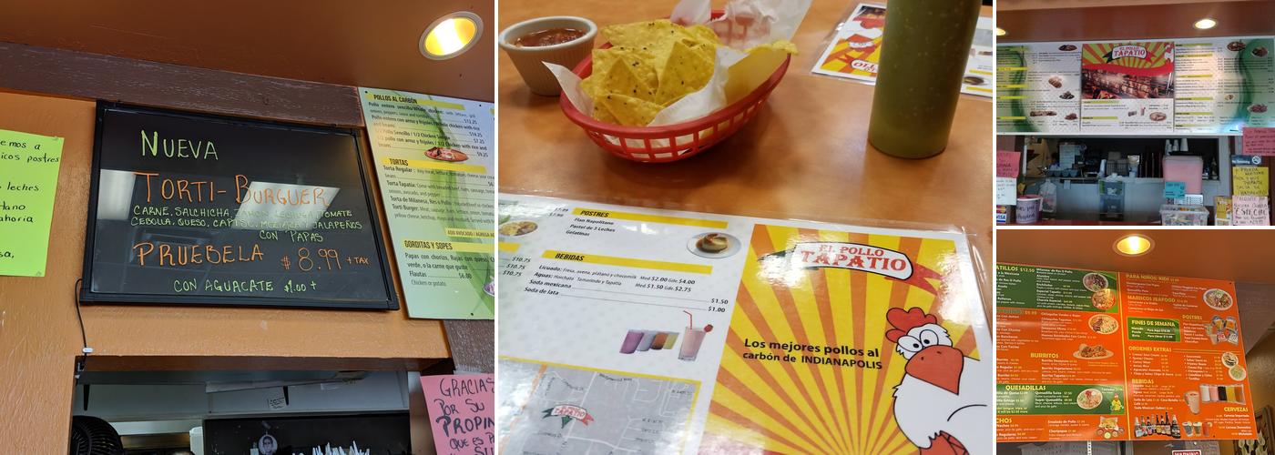 El Pollo Tapatio Menu