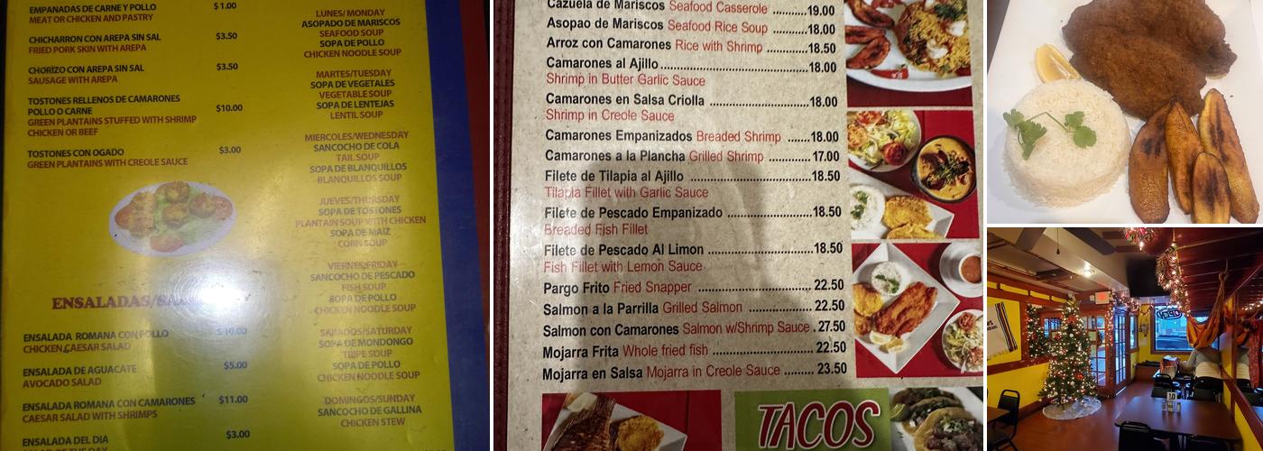 El Sabor de Maria Menu