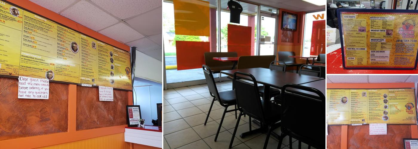 El Super Taco Menu