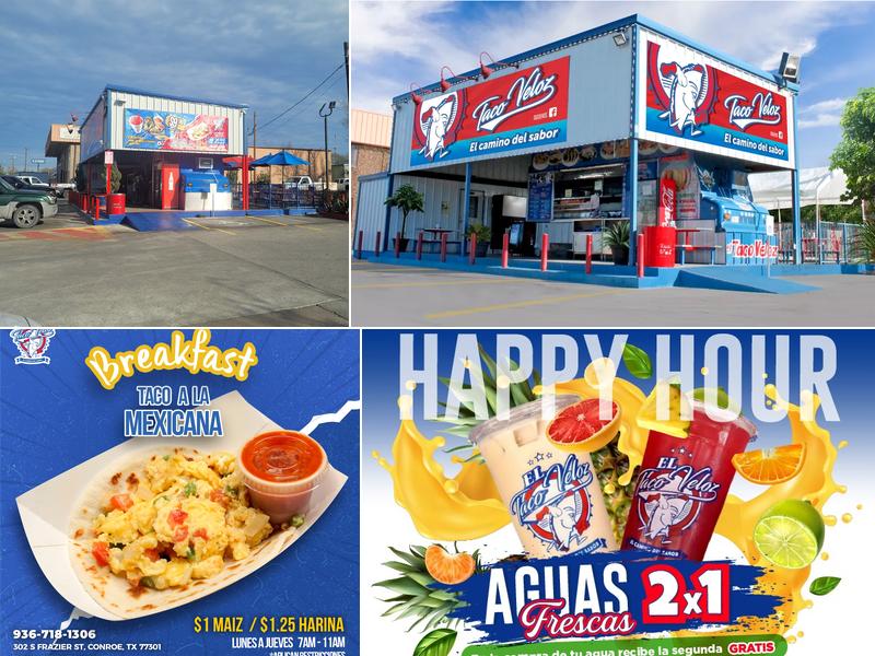 Taco Veloz 310 S Frazier St, Conroe
