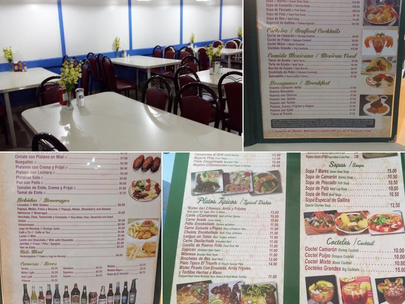 El Triunfo Restaurant Menu