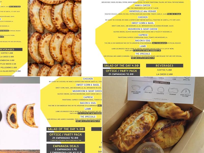 Empanada Kitchen Menu