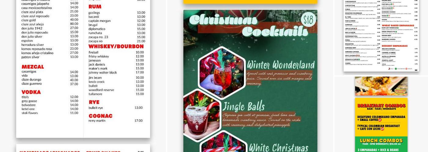 Empanada Mama Hell’s Kitchen Menu