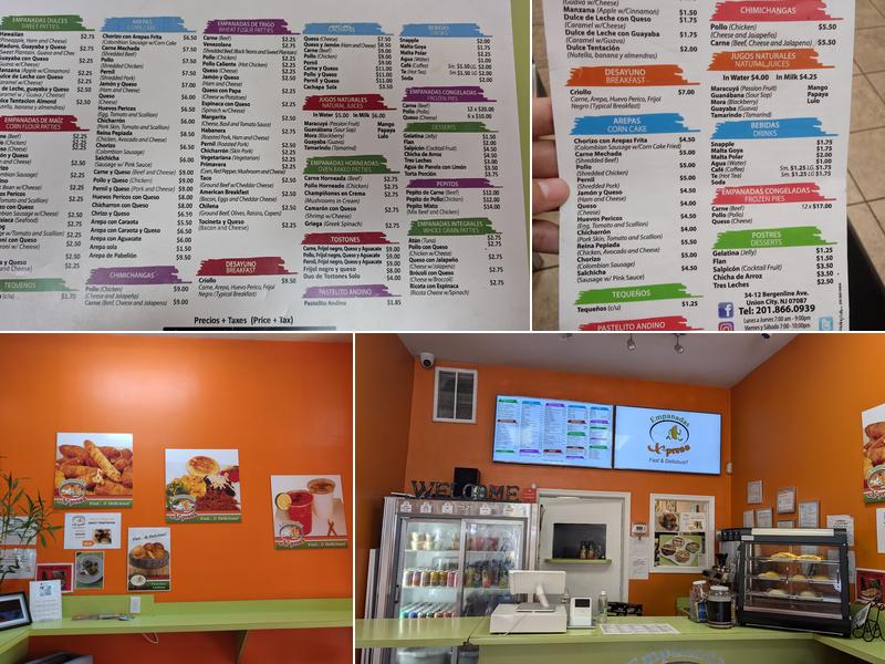 Empanadas X-Press Menu