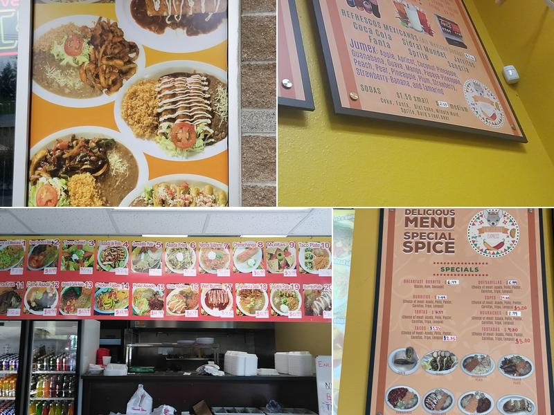 Enchilada Express Menu