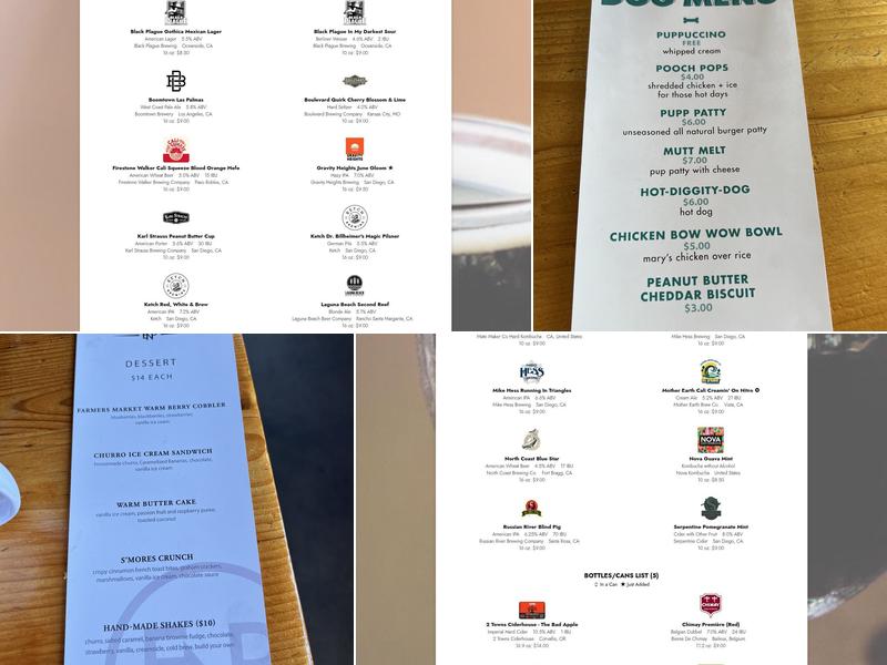 Encontro North Park Menu