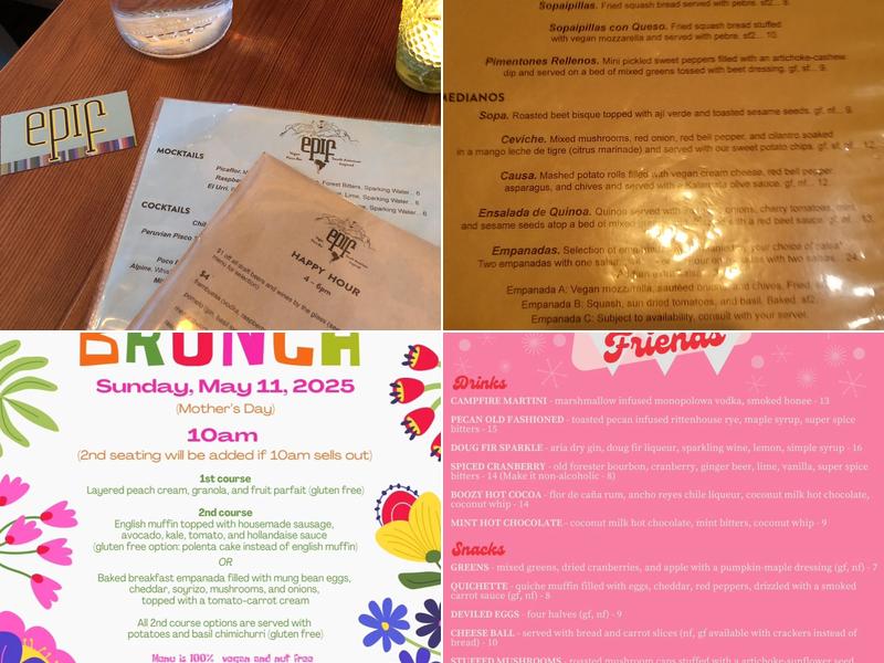 Epif Menu