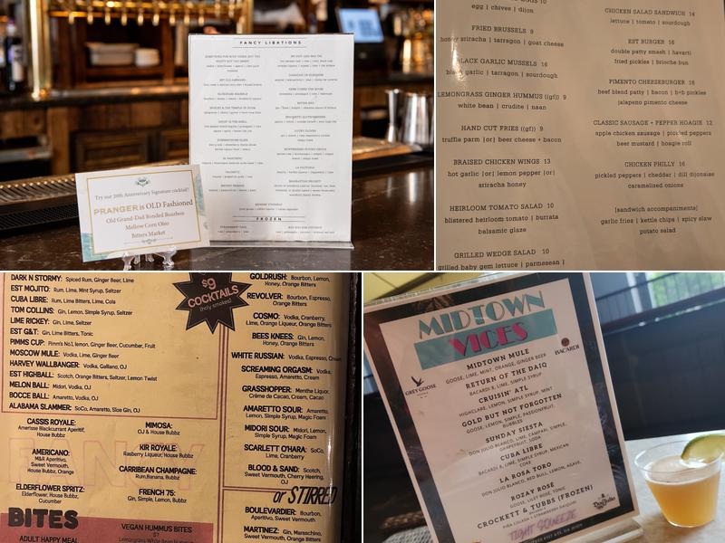 Establishment Menu
