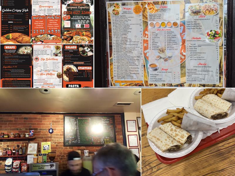 European Republic Menu