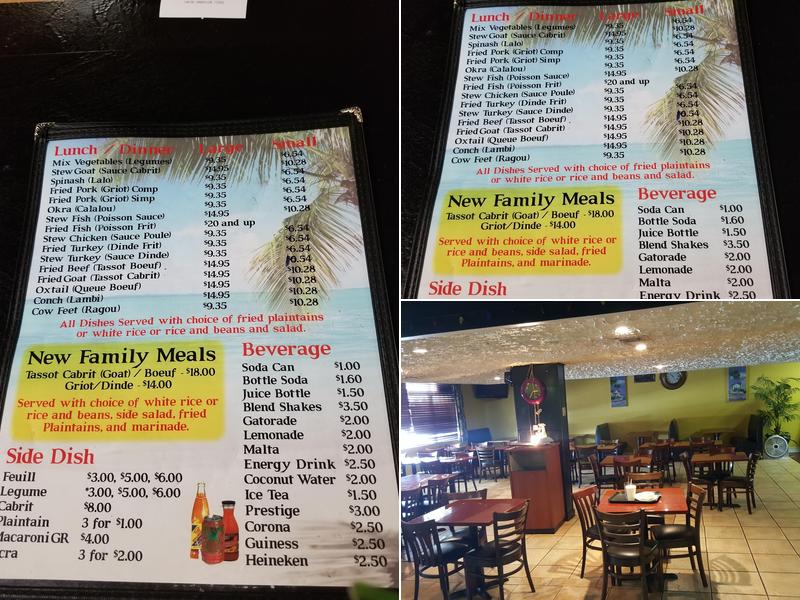 Excell Restaurant Menu