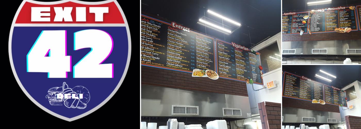 Exit 42 Deli Menu