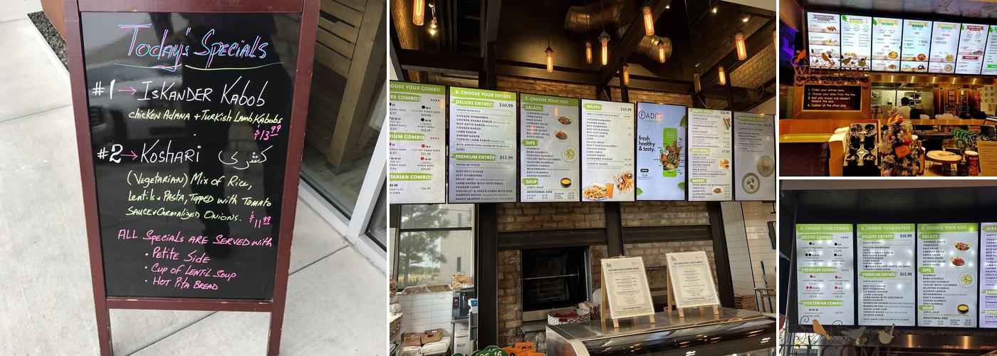 Fadi’s Menu