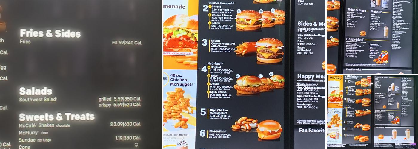 McDonald's Menu