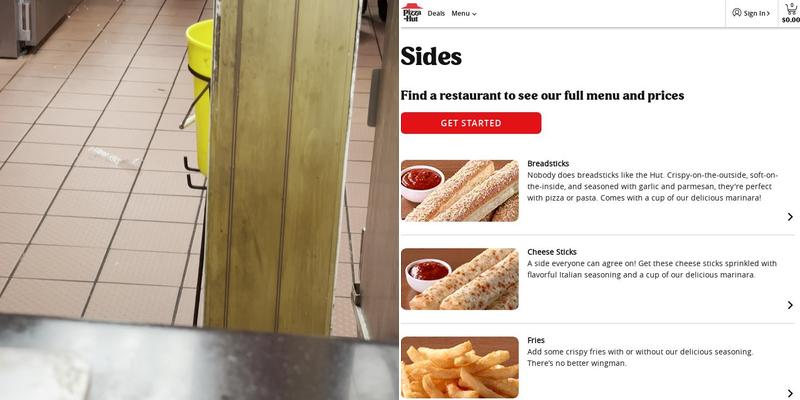 Pizza Hut Menu